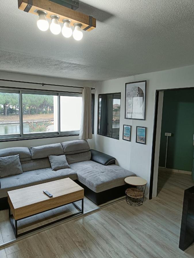 Charmant Appartement Avec Vue Marina Saint-Cyprien  Exterior photo